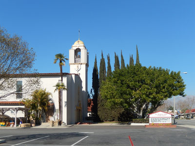 Verizon Camo Church Site 
At St. Margaret's in Chino, CA
Keywords: verizon church bell tower chino