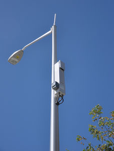 NextG DAS - Norwalk, California
NextG Networks DAS light standard site in Norwalk, California.
Keywords: NextG distributed antenna system DAS Norwalk California