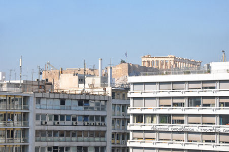 2,500 Years Apart
The Acropolis above Athens has been standing for 2,500 years.  The cell antennas on the rooftops, not so long.
Keywords: athens,greece,acropolis
