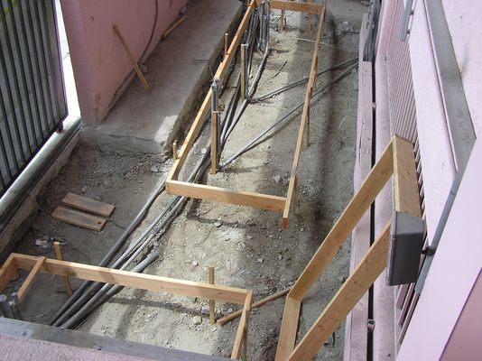 21. Huh? What Happended to the Concrete Pad?
In a surprising twist, the concrete pad has been hammered out and new frames and conduits installed.  What gives?  According to the work crews, it seems that the generator pad was installed 90 degrees off.  Go back in the gallery and look and you'll see what I'm talking about.   Because of the little error, weeks were apparently lost in site activation...not to mention $$$ (which I didn't, okay?).
Keywords: verizon armacost