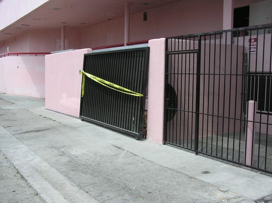 23. An outside view fo the BTS Equipment Area
...with the sliding fense not installed on the track, yet.
Keywords: verizon armacost