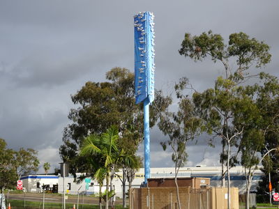 Birds on Blue Unique Cell Site Design - Public Art
This public art cell site was designed by Ron Pekar and Sandy McDaniel; brought to life by Esteban DuPont's CellTech Wireless, sponsored by Crown Castle, and authorized by the City of San Diego.  This is a wonderful result for a great collaboration.  Located at CA905 and Beyer Blvd in San Diego.
Keywords: pekar mcdaniel celltech crown castle san diego birds on blue