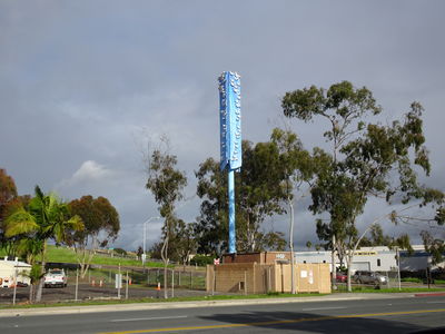Birds on Blue Unique Cell Site Design - Public Art
This public art cell site was designed by Ron Pekar and Sandy McDaniel; brought to life by Esteban DuPont's CellTech Wireless, sponsored by Crown Castle, and authorized by the City of San Diego.  This is a wonderful result for a great collaboration.  Located at CA905 and Beyer Blvd in San Diego.
