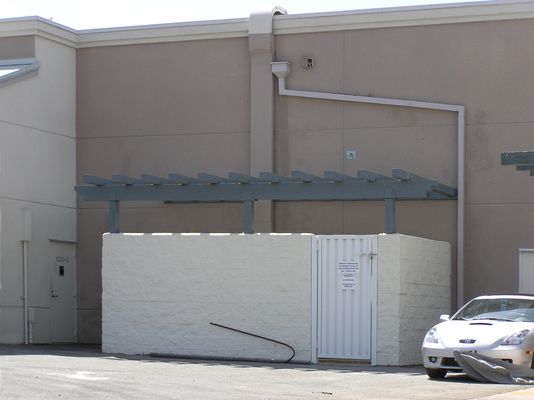 BTS Equipment Shelter
...nicely screened with a matching wood cover.
Keywords: simi valley cingular