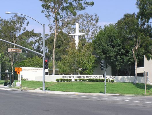 Sending Out The Word
Camo site in Irvine, California, originally built by AT&T Wireless.
Keywords: church cross at&t wireless irvine