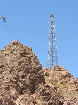 A Dam Tall Tower
This tall tower, well, towers over Hoover Dam in Nevada and/or Arizona.  I guess it depends in which state you live.  This tower is on the Nevada side.
Keywords: Hoover Dam Nevada Arizona