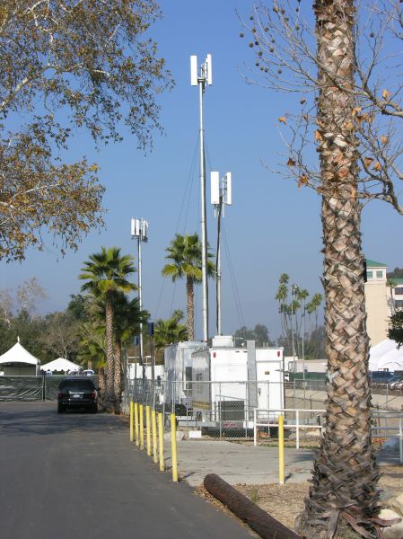 2008 Rose Bowl Herd
From foreground to background we have Nextel, Sprint, and AT&T Wireless.  This is the usual herd found at the Rose Bowl in Pasadena for the Rose Bowl Game and related events.  These cows are penned on the west side of the Bowl across the wash from the south parking lot.  Moo!
Keywords: Nextel Sprint AT&T Wireless Rose Bowl 2008