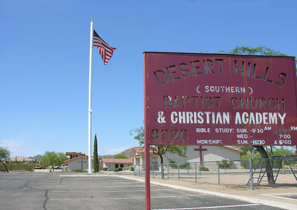 I bow to Him
Verizon's mono-flagpole site in Mesa Arizona is leaning over ust a wee-bit.
Keywords: verizon mesa church flag flagpole pole