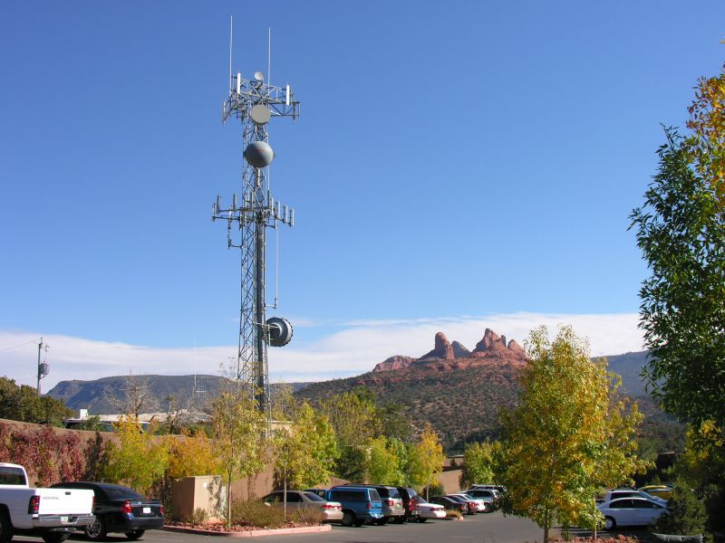 Central Sedona Arizona
Located at Fire Station 4 in Sedona, Arizona, this multicarrier site has an attractive backdrop.
Keywords: sedona arizona multi carrier fire station
