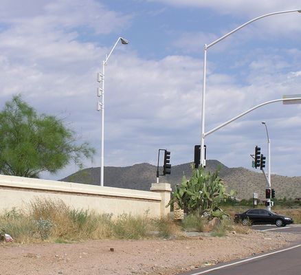 Great Scott!
Yet another view of a pole-mounted cell site in Scottsdale, Arizona.
Keywords: scottsdale arizona shea pole