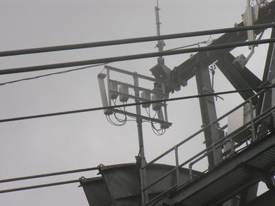 Wireless, with Cables
Close up of the multicarrier site at the upper station of the Mt. Roberts Tramway in Juneau, Alaska.
Keywords: Juneau Alaska Mount Roberts Tramway Cable car