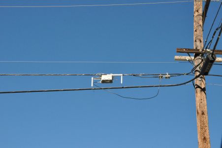 Time Warner Cable Wireless Node in Santa Monica/West Los Angeles Area.  Manufactured by BelAir Networks.
Keywords: Time Warner Cable,TWC,wifi,4g,3g,belair