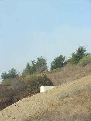 02 - Concrete Base Installed
This photo simulation shows the base installed before the installation of the "trunk" of the cell pine.
