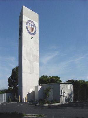 Welcome to Town!
Here's a clever way of hidding a cell site inside a City sign.
