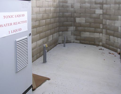 BTS Equipment at Church - Part 2
This Cingular site is ready for a second carrier.  Notice the conduits, leading to power, telephone, and the camo antenna site inside the church tower (see the related photos in this gallery).
Keywords: BTS