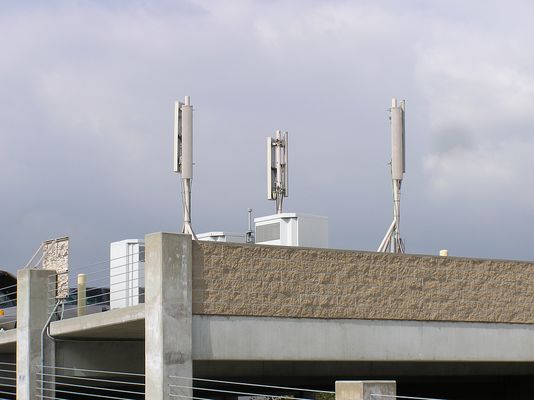 Park'n the Signal on the Roof
PBMS built this site.  Cingular took it over.  It's likely now a T-Mobile site.  Long Beach, California, on top of the parking lot for The Grand Long Beach Event Center, 4101 East Willow St.
Keywords: pbms cingular t-mobile long beach parking lot roof