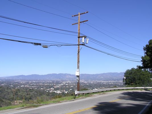 Microcell - Two Sectors
Two sectors facing up/down the highway.  That's the San Fernando Valley in the background (on a VERY clear day!).
