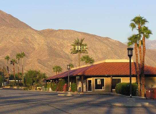 Monopalm - A Morning View
This monopalm in Palm Desert, California is located in a shopping center.  The branch coverage is poor, and the panels certainly stand out in the morning light. The carrier is unknown.
Keywords: monopalm palm desert california branch coverage monopalm