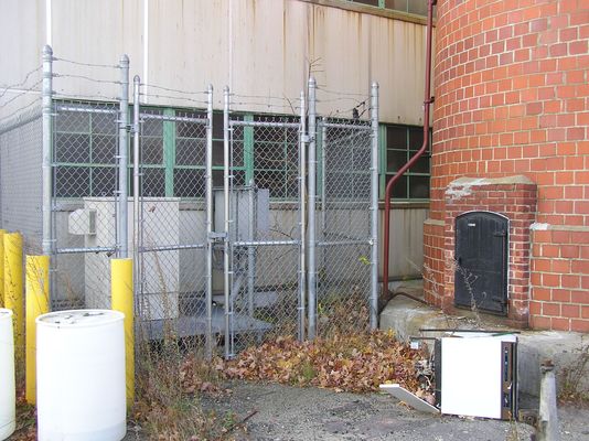 Smokestack BTS equipment
This is the base station equipment cage next to the smokestack site in Westborough, MA.
