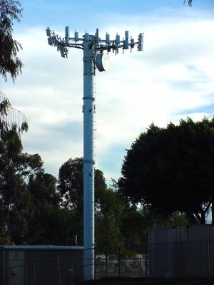 Multi-sector wireless site with microwave interconnect
